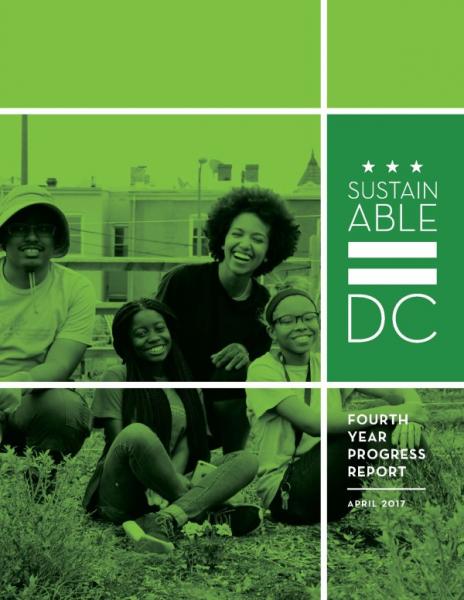 Cover of the 2017 Sustainable DC Progress Report